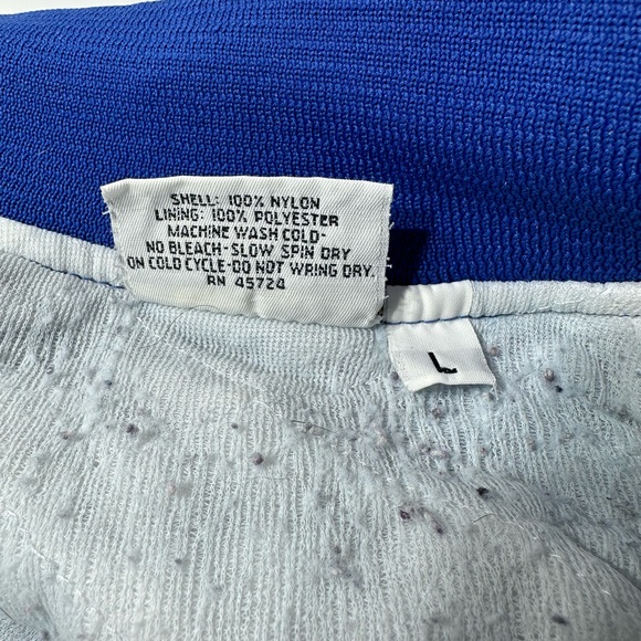 Vtg Producers Bomber Jacket Mens Large Blue Snap Button Jacket - Picture 5 of 10